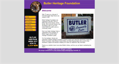 Desktop Screenshot of butlerheritagefoundation.org